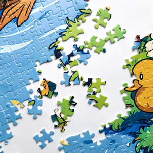 ตัวต่อจิ๊กซอว์การ์ตูนพิมพ์ลายตามสั่ง 1000 ชิ้น ทำจากไม้ กระดาษ พลาสติก มุมเหลี่ยม ของเล่นเสริมพัฒนาการสำหรับเด็กและผู้ใหญ่ ของขวัญ - Product Image 2