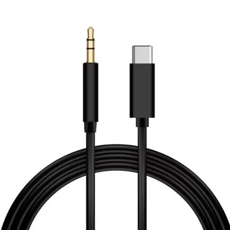 Tip C için 3.5mm ses Aux jak kablosu iPhone 15/iPad Pro/Samsung Galaxy S23 kulaklık jak adaptörü Stereo ses kabloları