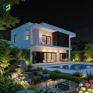 Villa de Acero Ligero Personalizada de Primera Calidad, Diseño Moderno y Lujoso, Prefabricada, para Hoteles y Apartamentos al Aire Libre en Venta - Product Image 1