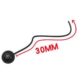 Q1 Jump Rope <b>Weighted</b> <b>Ball</b> 38Mm Diameter Black PVC Fitness Equipment For Exercise Body Shaping Unisex - Product Image 1
