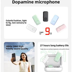 2025 nuovo portatile K16 2 in 1 rumore senza fili minuscolo Mini Mini senza fili microfonereduction collare Clip microfono per l'insegnante - Product Image 6