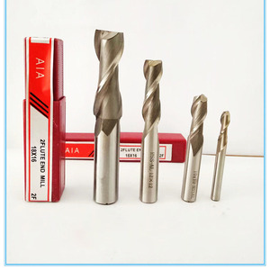 Wholesale Customized 1-7mm HSS <strong>End</strong> <strong>Mill</strong> Flat Square with 4 Flutes Tin &amp; Altin Coating New Condition ODM &amp; OEM Support - Product Image 2