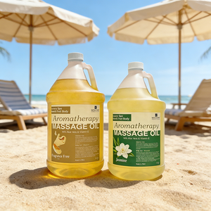 Huile de massage corporel professionnelle de qualité salon, pédicure, manucure, formule légère non grasse, gallon, avec des ingrédients naturels - Product Image 3