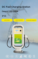 Cargador Rápido Inteligente DC de Precio de Fábrica 40KW 60KW 120KW 180KW 240KW, Punto de Carga de Suelo con OCPP