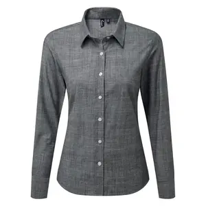 Camisa de chambray de algodón, merchandising corporativo - Product Image 2