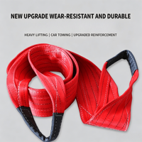 Sangle de levage plate en polyester 4:1, personnalisable avec logo, robuste, pour usage industriel, testée rigoureusement en termes de charge