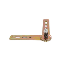 Connecteur de canapé en acier au carbone zingué jaune, charnière en forme de fleur de prunier, boucle d'interverrouillage pour canapé sectionnel, fixation de meubles