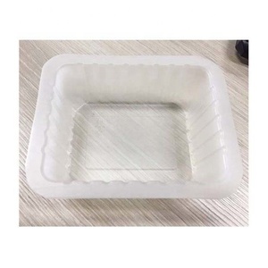 Tùy Chỉnh Nhựa Vuông Pet Màu Trắng Duy Nhất <span class=keywords><strong>Thermoformed</strong></span> <span class=keywords><strong>Container</strong></span> Thực Phẩm Khay Bên Trong Bao Bì Cho Bánh Quy Và Đậu Phụ - Product Image 5