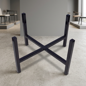Metal Iron Eco-Friendly Planter Stand in Black Color for Home & Garden <b>Artificial</b> <b>Flowers</b> Modern Design - Product Image 2