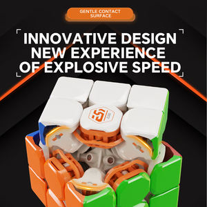 YJ EST <span class=keywords><strong>3x3</strong></span> <span class=keywords><strong>cubo</strong></span> <span class=keywords><strong>Cubo</strong></span> de velocidad magnético profesional <span class=keywords><strong>Cubo</strong></span> mágico Juguetes Juegos de rompecabezas para niños - Product Image 4