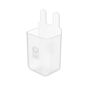 Rice Spoon Storage <b>Rack</b> Matte White Plastic Wall Mount For Rice Cooker <b>Kitchen</b> Use - Product Image 3