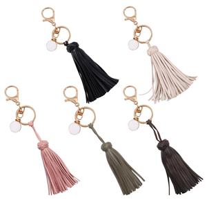 Nouvelle Tendance : Accessoire de Sac Élégant à Pompon, Porte-clés de Voiture Portable, Style Concis, Cadeau Spécial pour Femme, Breloque de Sac - Product Image 1