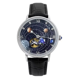 ดรอปชิปปิ้งนาฬิกาข้อมือผู้ชายแบบอัตโนมัติสแตนเลสสตีล Montre Homme Space Explore หนังแท้หรูหราแฟชั่น - Product Image 1