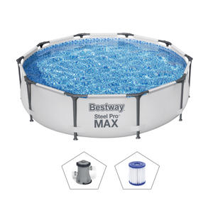 Piscina 구조 베스트 웨이 56408 3.05 m X 76 cm 접이식 안정적인 물 게임 수영 수영장 도매 성인 스틸 프로 프레임 수영장 - Product Image 1