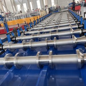 최고의 공장 아연 도금 강철 루핑 시트 프레스 기계 유약 타일 만들기 기계 - Product Image 5