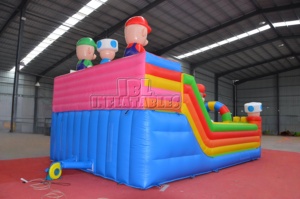 Château gonflable commercial Mario, combo château gonflable, équipement de terrain de jeu en PVC pour enfants, location pour événements - Product Image 4
