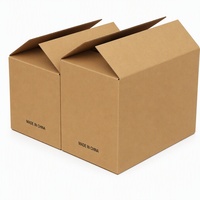 Boîte à fentes standard RSC pour déménagement, relocalisation, stockage en entrepôt, carton ondulé, carton kraft, auto-entreposage, robuste