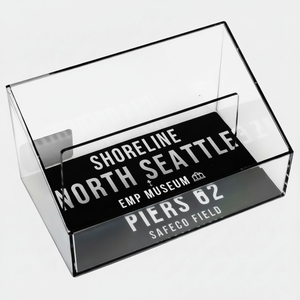 Boîte de rangement anglaise transparente avec support de lettres pour porte-lettres - Product Image 1