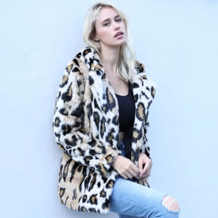 Ladies Fashion Fur Coat Cartoon Cat Ear Shape Jacket