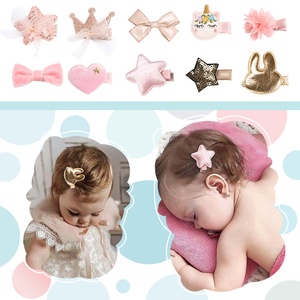 Set Jepit Rambut Etnik Buatan Tangan untuk Anak Perempuan, Jepit Kelinci Kristal, Mahkota, Bintang, Hati, dan Aksesoris Rambut Pita - Product Image 4