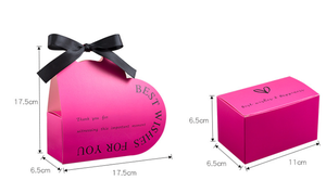 Mới đến hình trái tim tình yêu lễ hoa hộp tùy chỉnh màu hồng thanh lịch xách tay kẹo đám Cưới Quà Tặng hộp giấy cho ngày Valentine - Product Image 6