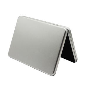 Hình chữ nhật hộp thiếc với nắp có bản lề để lưu trữ DVD CDs hoặc loa - Product Image 4