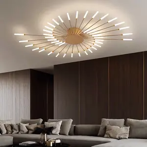 Lumind Down Lights Led Lâmpada De Teto Modern Spikes Light Smart Fireworks Led Chandelier Light Indoor