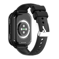 Montre connectée pour enfants KT33 4G Android avec écran tactile AMOLED, suivi GPS, étanche IP67, fréquence cardiaque, carte SIM AI, montre-téléphone