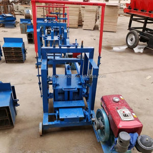 Halbautomat ische kleine Diesel-Zement ziegel maschine 220V Kommerzielle unverbrannte Ziegelmotor-Kern komponente - Product Image 3