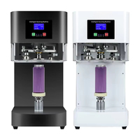 Máquina Selladora de Latas Automática, Selladora de Latas de PET, Selladora Eléctrica para Bebidas, para Tiendas de Té con Leche
