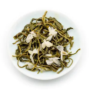 EUオーガニックスタンダード中国ジャスミンの香りのルーズリーフジャスミン緑茶の葉