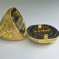 Bague de championnat NBA 2020 FH High End Open Cap Zircon Edition, plaquée or/argent, style hip-hop.