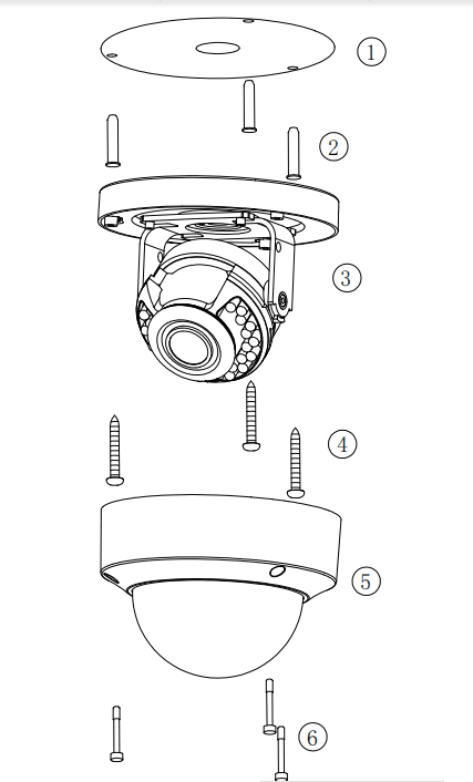HIK Compatible 4MP IK10 Vandal Proof Dome POE IP Security Camera Outdoor, 2.8mm Wide Angle, Audio,30M Night Vision, AI Detection · image 2