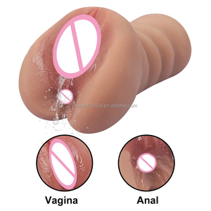 Xln Mannen Dubbel Gat Omgekeerde Vlees Volwassen Producten Vliegtuig Cup Seksspeeltjes Voor Mannen Masturbatie 100% Leven Waterdichte Vagina Anus - Product Image 1