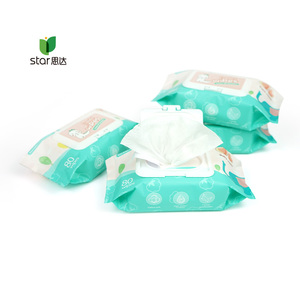 Toallitas Húmedas de la Mejor Calidad, Tela No Tejida, Marca Privada para el Hogar, Toallitas Húmedas para Bebés - Product Image 3