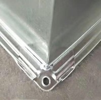Coin d'angle pour conduit TDF pour système de ventilation CVC, fourni par l'usine, coin de raccord de conduit robuste