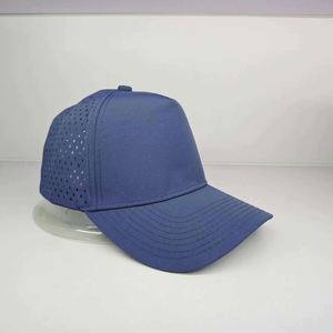 Wholesale 5 Panel Hats Custom Logo Laser Golf <b>Cap</b> <b>Waterproof</b> Perforated Hat Custom PVC LOGO <b>Waterproof</b> Baseball <b>Cap</b> - Product Image 2