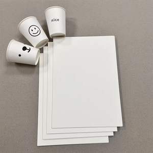 Mejor precio 250g 380g Rollo de cupstock de grado alimenticio 700*1000mm Papel PE recubierto para embalaje de tazas - Product Image 2