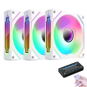 Prism 4th Generation 120mm RGB Fan Enfriador de <span class=keywords><strong>CPU</strong></span> de escritorio de tres lados con caja de juegos de 6 pines Disipador de calor de plástico para refrigeración de computadora - Product Image 1