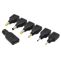 Adaptador de Corriente USB Hembra a DC 5.5x2.1mm Macho con Revestimiento de PVC |   Convertidor de 5V para Cargador USB a Dispositivos DC, Proyector y Altavoz