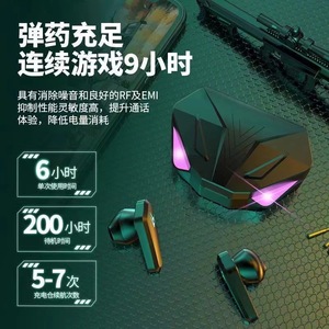 Cuffie da Gaming Vicsound X15 con Display Digitale, Bassa Latenza, Basso Consumo Energetico, Durata Batteria Inferiore a 3 Ore, Senza Controllo Volume - Product Image 2