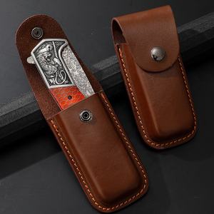 Damascus Opvouwbare Zakmes Fluorescerend Handvat Uniek Gegraveerd Survival Tactisch Kampeermes Duurzaam Oem <span class=keywords><strong>Holster</strong></span> Voor Gevechten - Product Image 4