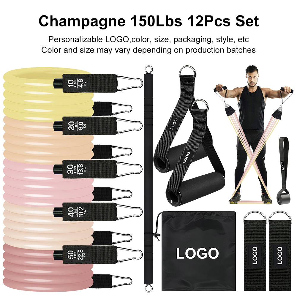 Champagne 150Lbs 12Pcs Set