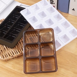 Barquette en plastique de qualité alimentaire pour base de gâteau de lune et boîtes cadeaux, personnalisable avec des matériaux PET et PVC - Product Image 1