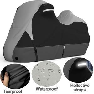 Оптовая продажа: Прочный водонепроницаемый чехол для мотоцикла с защитой от УФ-излучения и пыли, со светоотражающей лентой - Product Image 2