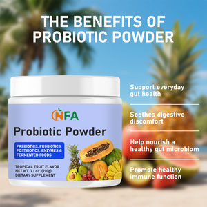 Poudre Probiotique de Haute Qualité en Gros pour OEM, Contient de l'Amidon de Pomme de Terre Résistant, Favorise une Fonction Immunitaire Saine, 210 g par Bouteille - Product Image 3