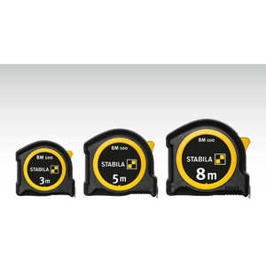 STABILA BM 100 Ruban à mesurer rétractable 3X16mm Logo personnalisé Systèmes impériaux et métriques Matériaux en acier PVC ABS - Product Image 2