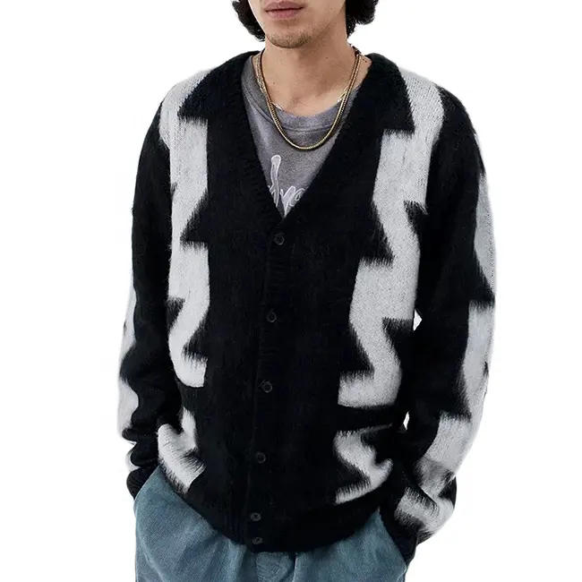 BILLIONS Custom cashmere cardigan mens sweater for men winter wool cardigan
