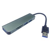 5-en-1 USB3.0 Multifuncional OTG HUB SD TF Lector de tarjetas USB C a USB Adaptador para computadora Laptop Tablet PC