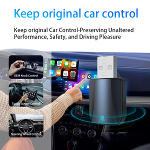 USB xe chơi Dongle hộp thông minh cho Apple <span class=keywords><strong>Android</strong></span> xách tay 2 trong 1 không dây Carplay Adapter - Product Image 5